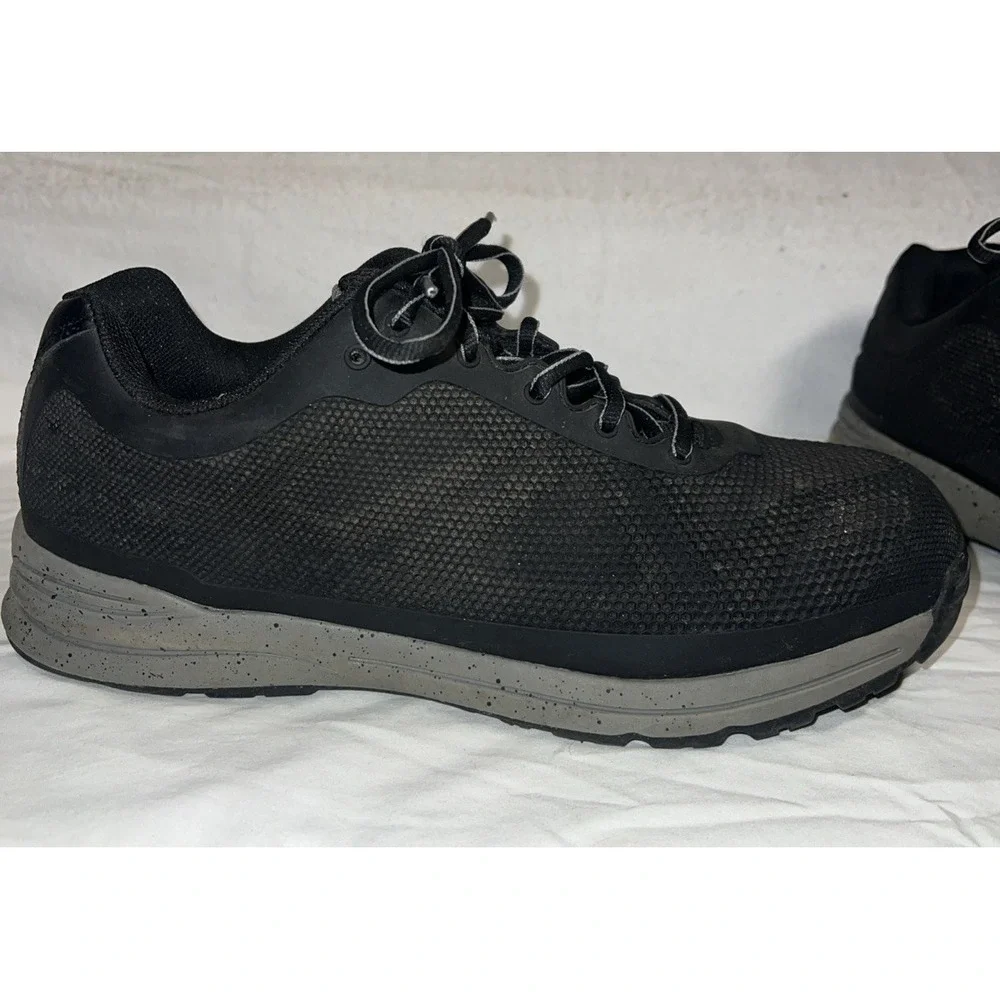 Brahma Steel Toe Work‎ Shoes Mens 10.5M Black Leather Slip Resistant